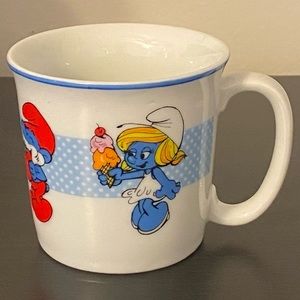 The Smurfs, Wallace Berrie Ceramic Collector’s Cup